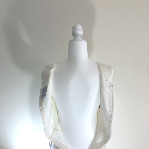 Herve Léger Authentic Bandage Dress Ivory - Picture 5 of 8